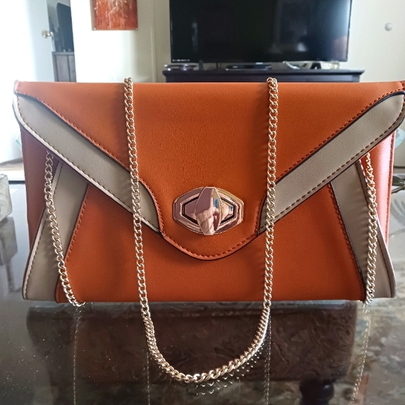 Urban Expressions Colorblock Clutch Shoulder bag Mod Groovy Purse - Picture 1 of 6